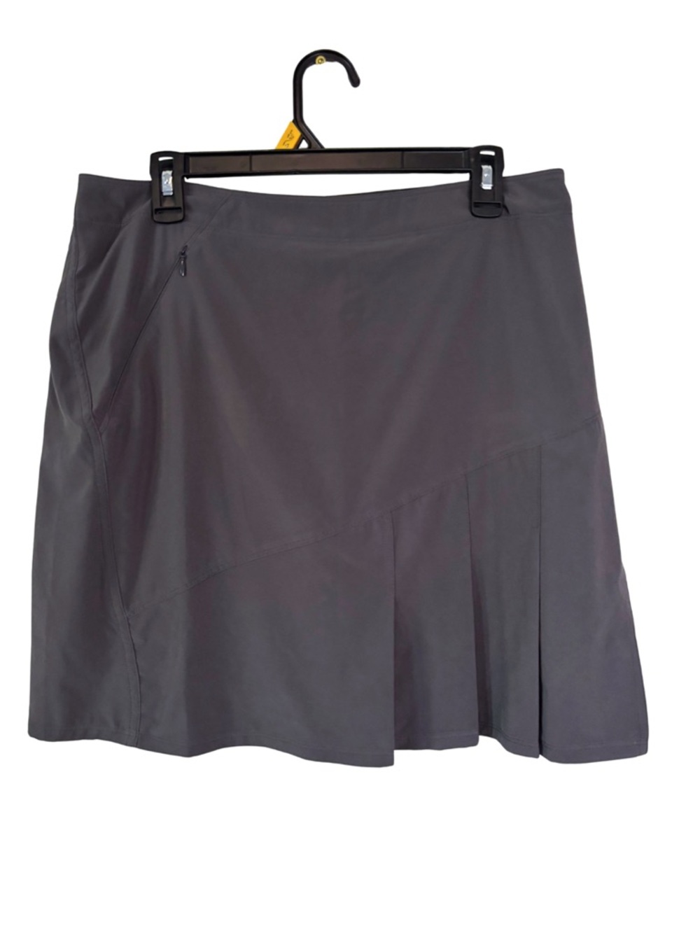 3/$20 Sahalie Gray A-Line Skort with Pleated Panel